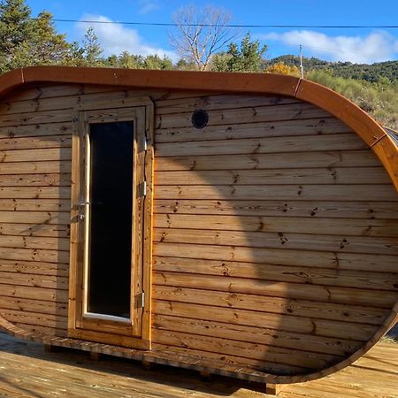 Camping Les Hauts De Rosans Exteriör bild